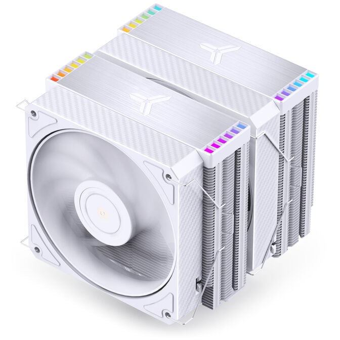 Jonsbo HX6280 CPU-K&uuml;hler, PWM, RGB - 130mm, wei&szlig; image number 2