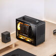Jonsplus Z20 Micro-ATX Geh&auml;use, mit Tragegriff - schwarz image number null