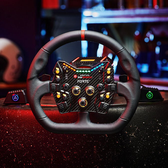 Asetek SimSports GT Rim - Closed D, Leder - schwarz image number 3