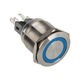 DimasTech Vandalism Button 22mm - Silverline - blue
