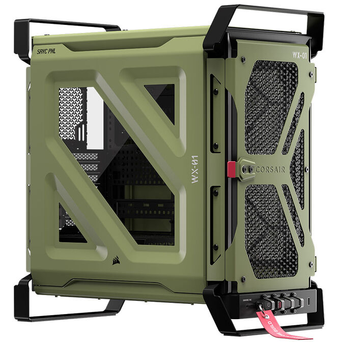 Corsair WARTHOG Performance Mid-Tower Case, Green image number 1