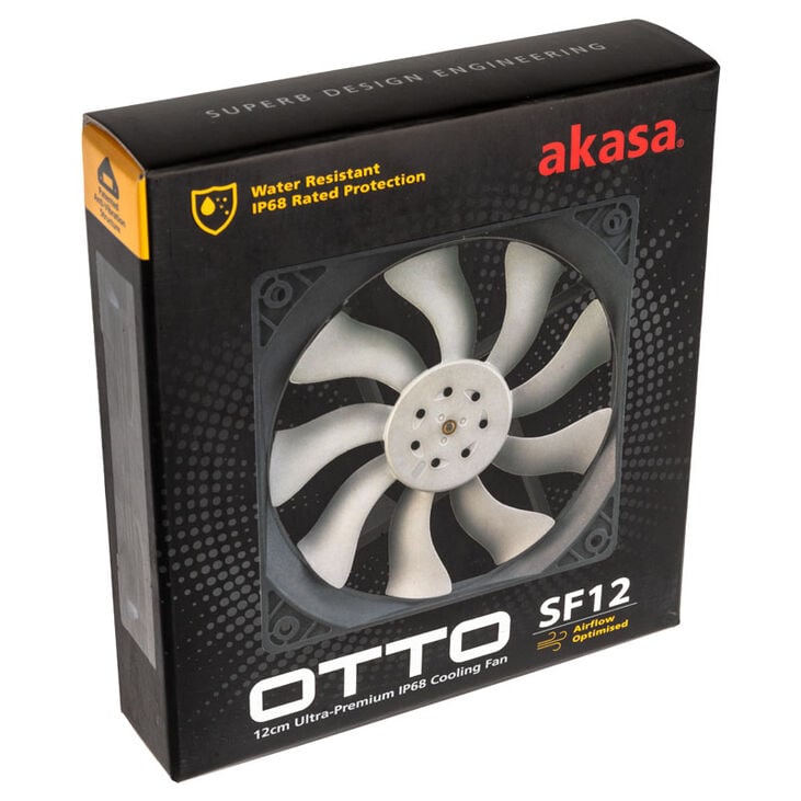 Akasa OTTO SF12 PWM Fan, Water Resistant - 120mm image number 4