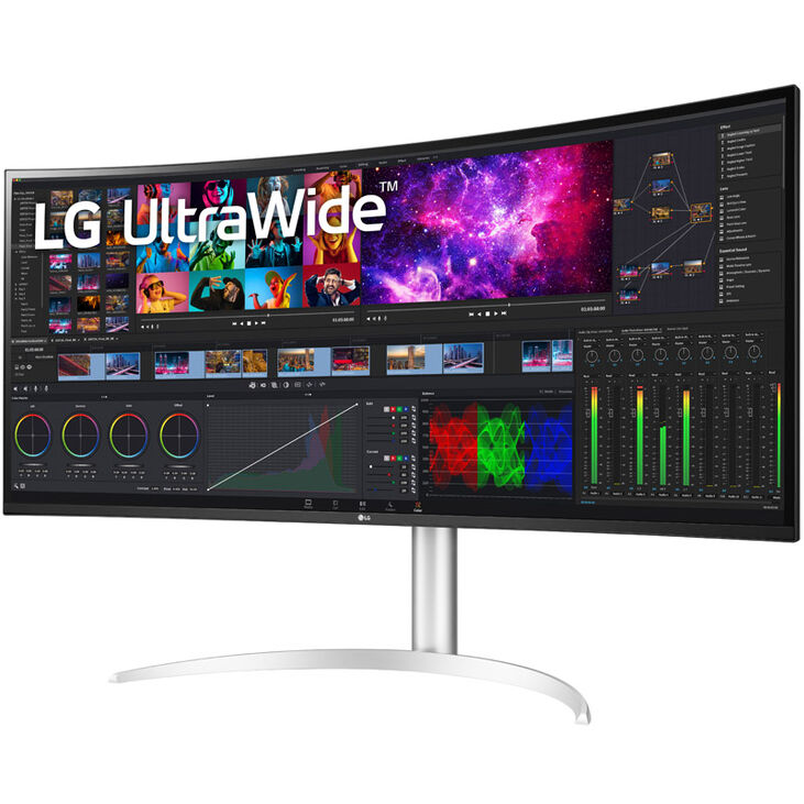 LG UltraWide 40WP95XP-W, 39.7 inch Curved Monitor, IPS, FreeSync image number 3