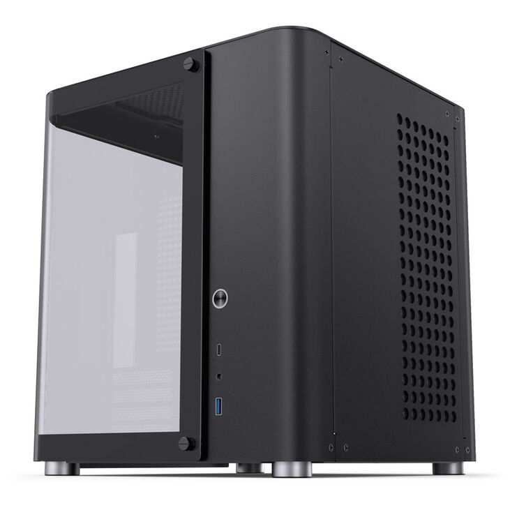 Jonsbo TK-1 2.0 Micro-ATX Gehäuse, Tempered Glass - schwarz image number 5