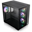 Thermaltake View 380 TG ARGB PC Case, Mid Tower, ATX, ARGB, Tempered Glass - Black image number null