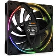 be quiet! Light Wings ARGB PWM Fans Triple Pack - 120mm, black, High Speed image number null