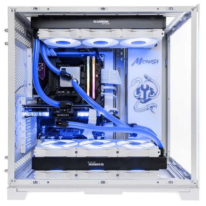 Gaming-PC Blue Medusa XL, Intel Core Ultra 9 285K, NVIDIA GeForce RTX 5080 - Custom Wasserk&uuml;hlung image number 2