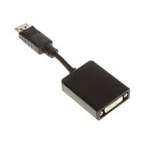 InLine adapter cable, DisplayPort plug to DVI-D socket - black