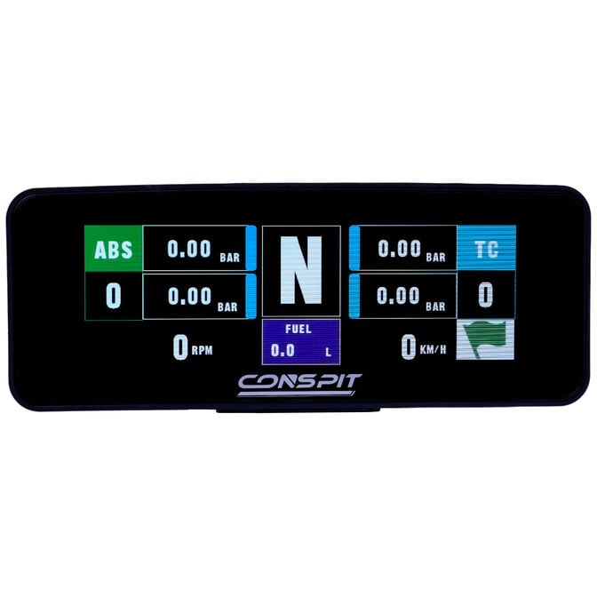 CONSPIT CSD Nano Dashboard, 2,99-Zoll-LCD, SimHub-kompatibel - schwarz image number 1