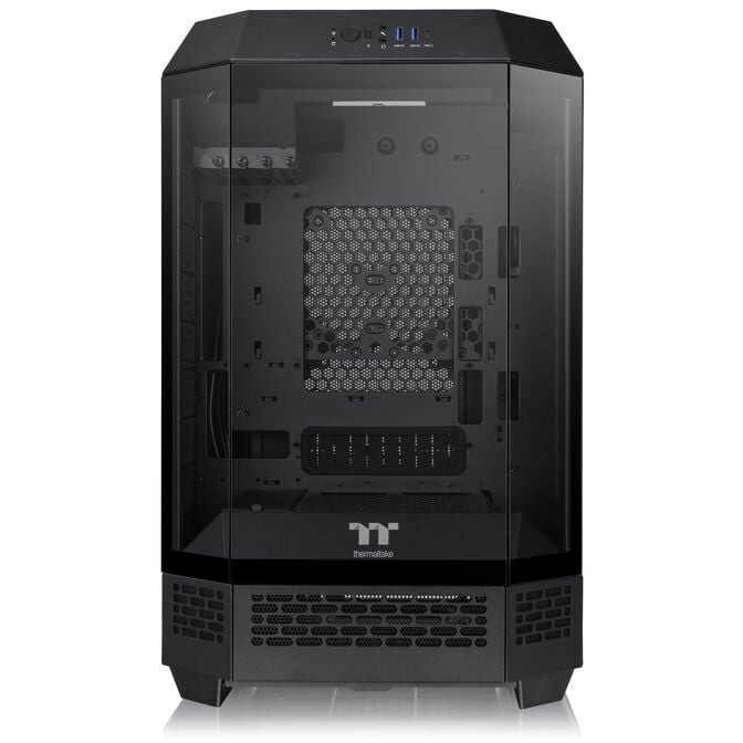 Thermaltake The Tower 300 PC-Geh&auml;use, Mini-Geh&auml;use, mATX, Tempered Glass - inklusive 2x 140-mm-L&uuml;fter, schwarz image number 12