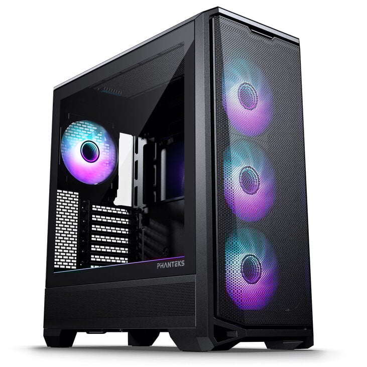 PHANTEKS Eclipse G400A PC-Gehäuse, Midi-Tower, E-ATX, Tempered Glass, D-RGB - schwarz image number 0