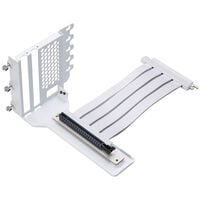 PHANTEKS Vertikales GPU-Bracket II + PCI-E 4.0 x16 Riser Flachband-Kabel, 22 cm - weiß
