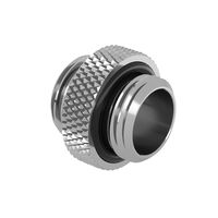 Barrow Adapter straight G1/4 inch female to G1/4 inch female, 5mm - silver