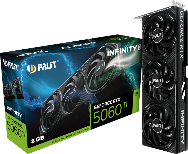 Palit GeForce RTX 5060 Ti Infinity 3, 8192 MB GDDR7 image number 0