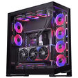 Phanteks Premium PCIe Gen 5 Vertical GPU Bracket, DRGB, with PCIe 5.0 Riser Cable - 220mm, black image number null