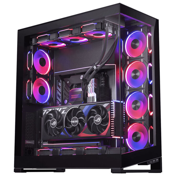 Phanteks Premium PCIe Gen 5 Vertical GPU Bracket, DRGB, with PCIe 5.0 Riser Cable - 220mm, black image number 7
