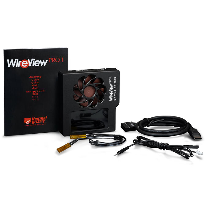 Thermal Grizzly WireView Pro II GPU Noctua Edition, 12V-2x6, TFT-IPS - schwarz, normal image number 8