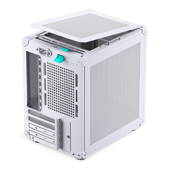 Jonsbo C6-ITX PC Case, Mini Tower, ITX, with Carry Handle - White image number 2