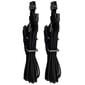Corsair Premium Sleeved PCIe Dual-Kabel, Doppelpack (Gen 4) - schwarz