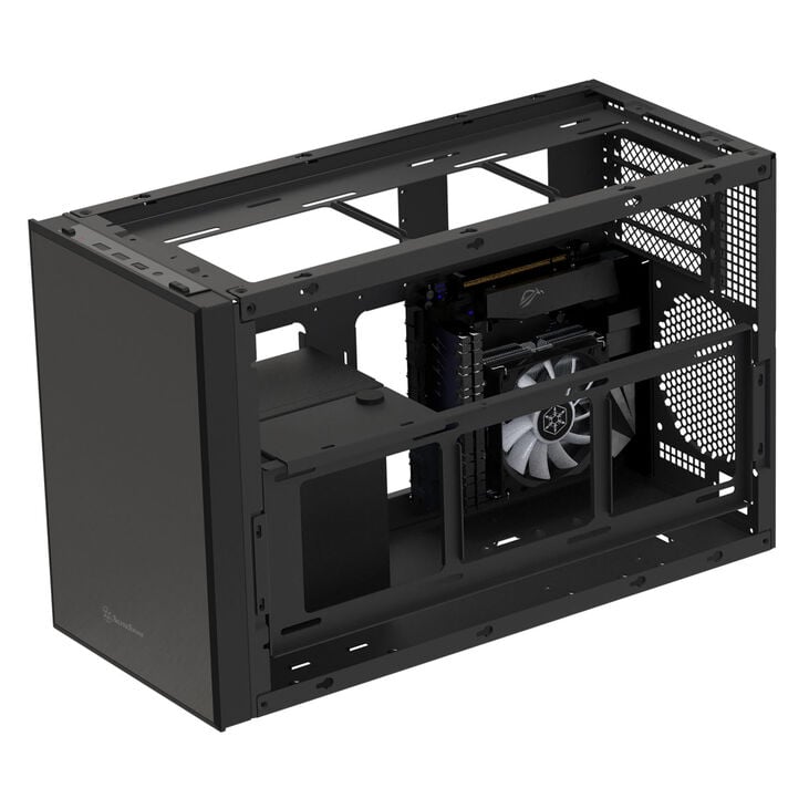 SilverStone SST-SG17B Micro-ATX / Mini ITX Gehäuse - schwarz image number 7