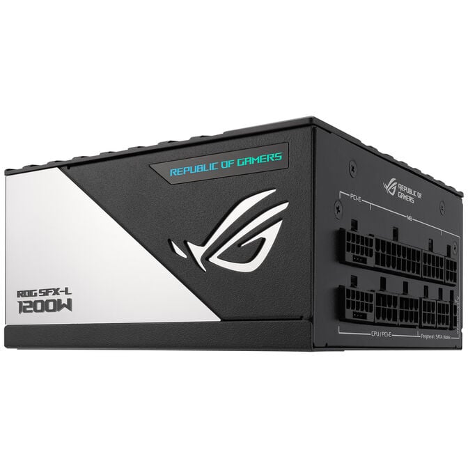 ASUS ROG Loki SFX-L 1200W, 80 PLUS Titanium Netzteil, modular, PCIe 5.0 - 1200 Watt, wei&szlig; image number 4