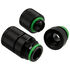 Bitspower Touchaqua Water Outlet G1/4 Inch Female Thread - 2-Pack, Black image number null