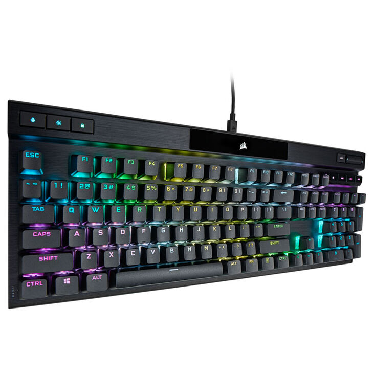 Corsair K70 RGB Pro optisch-mechanische Gaming-Tastatur, Corsair OPX - schwarz image number 3