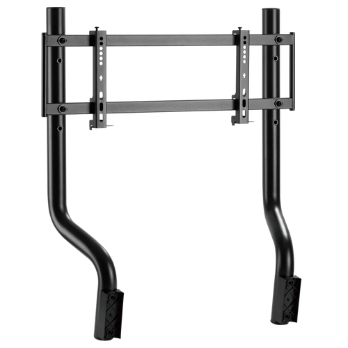 Res-Tech Simply Single Monitor Stand Integrated, VESA-compatible Monitor Mount - Black