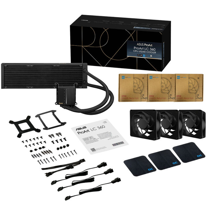 ASUS ProArt LC 360 AiO Complete Water Cooling - 360mm, black image number 7