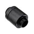 Alphacool ES D-Plug, 20mm, G1/4 IG to G1/4 IG - Deep Black image number null