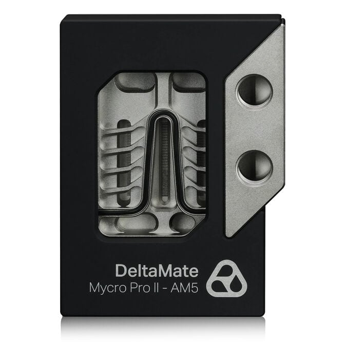 Thermal Grizzly DeltaMate CPU Block MPII CPU-Wasserk&uuml;hler, AM5/AM4, ARGB, G1/4 Zoll - schwarz image number 2