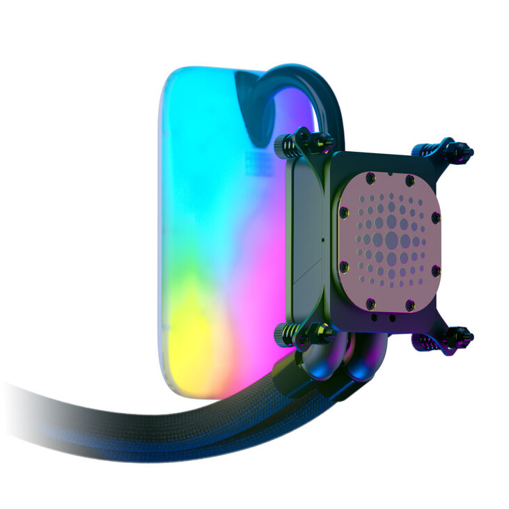 Hyte THICC Q60 AiO Wasserkühlung - 240 mm, weiß image number 5