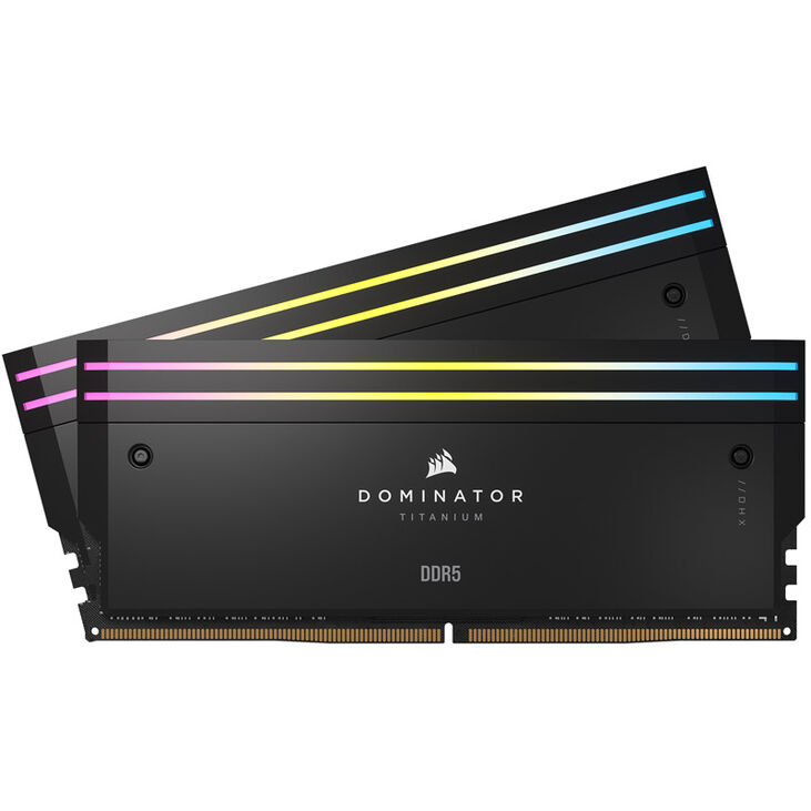Corsair Dominator Titanium DDR5-6400 RAM, CL32, XMP - 32 GB Dual-Kit, schwarz image number 1