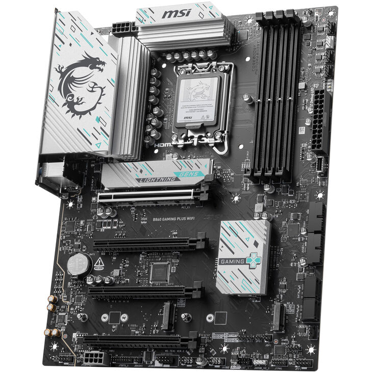 MSI B860 Gaming Plus WiFi Mainboard, Sockel LGA 1851, Intel B860, ATX, DDR5 image number 5