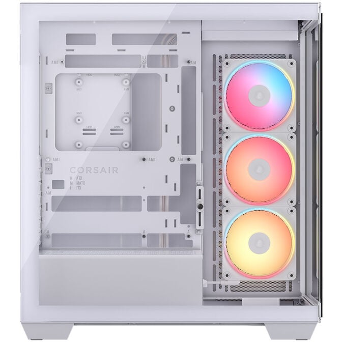 Corsair 3500X LX-R PC-Geh&auml;use, Midi-Tower, E-ATX, RGB, Tempered Glass - wei&szlig; image number 5