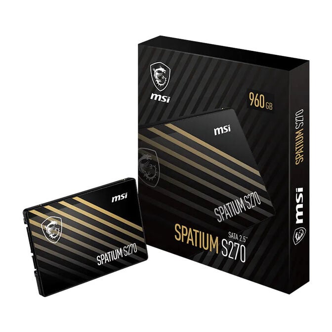 MSI SPATIUM S270 SSD, SATA III, 2.5-inch - 240 GB image number 0