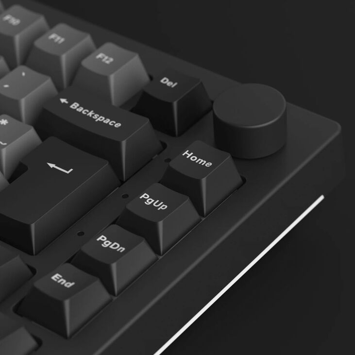 AKKO 5075B Gaming Keyboard, RGB - Lavender Purple Pro Switches, ISO DE/UK/Nordic, black & silver image number 4