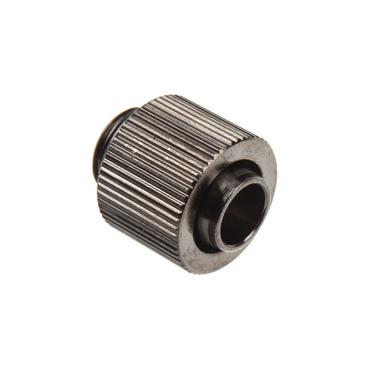 Connection straight G1/4 inch to 13/10mm - compact, nickel black image number 0