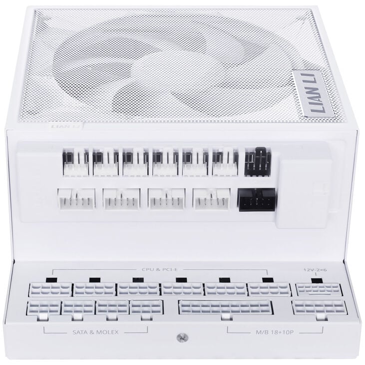 Lian Li EDGE GOLD 1000 80 PLUS Gold power supply, PCIe 5.1, ATX 3.1 - 1,000 watts, white, including USB hub image number 5