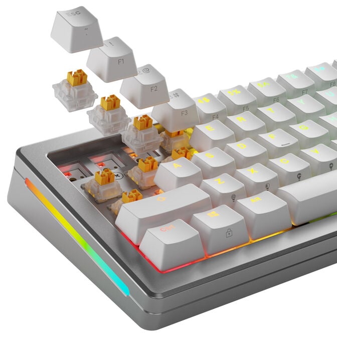Glorious Panda HE Silent Switches, Hall Effect, Tactile, MX Stem, 45g - Lubed, 36 Pieces image number 8