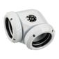 Bitspower Adapter 90 Grad 16mm AD Hardtube auf 16mm AD Hardtube - weiß