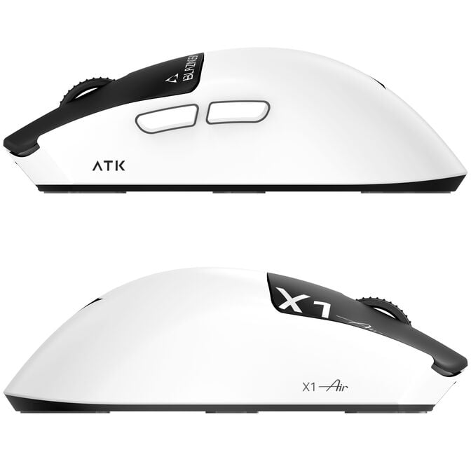 ATK X1 Gaming-Maus, kabellos, PAW3950 Ultra, 8K Hz - wei&szlig; image number 2