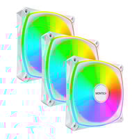 Montech AX120 PRO PWM L&uuml;fter, ARGB - 3er-Pack, 120mm, wei&szlig;