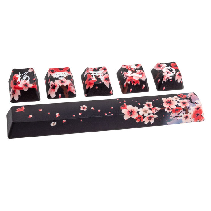Traitors Sakura Kuro, Keycap Set, PBT 5-side Dye-Sub image number 0