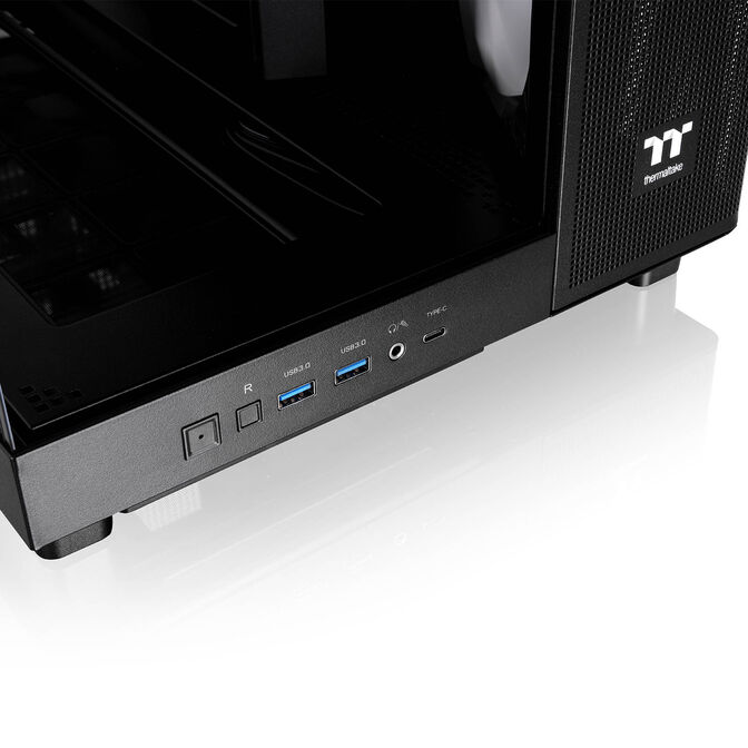 Thermaltake View 380 XL TG ARGB PC Case, Mid-Tower, ATX, ARGB, Tempered Glass - Black image number 17