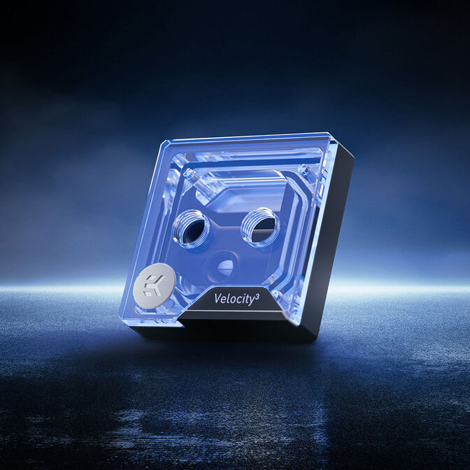 EK Water Blocks EK-Quantum Velocity&sup3; 1700/1851/AM5 - acrylic image number 2