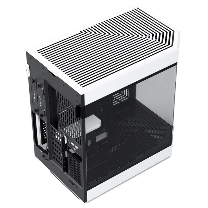 Hyte Y60 Midi Tower, Tempered Glass - schwarz/weiß image number 2