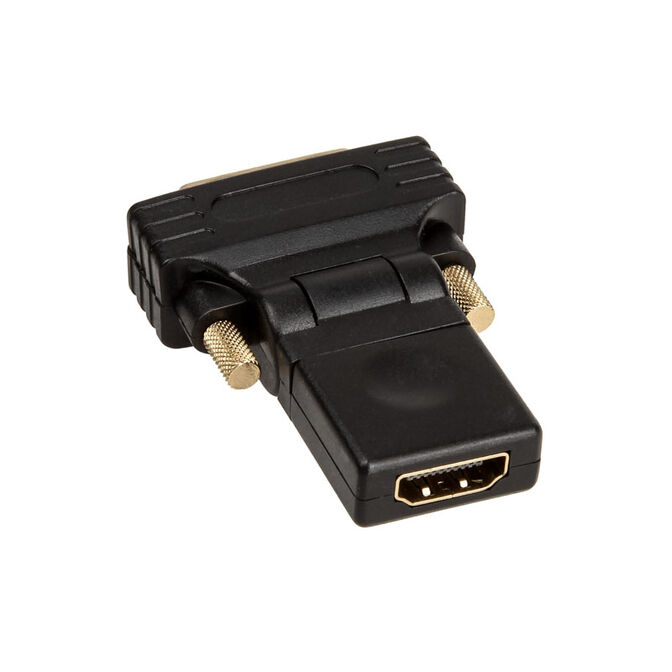 InLine HDMI-DVI Adapter, HDMI Buchse auf DVI Stecker, flexibler Winkel image number 0