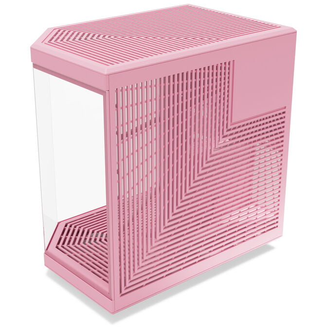 Hyte Y70 PC Case, Mid Tower, Tempered Glass - Strawberry Milk image number 2