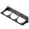 HAVN HS 420 Angled Bottom Fan Bracket - schwarz
